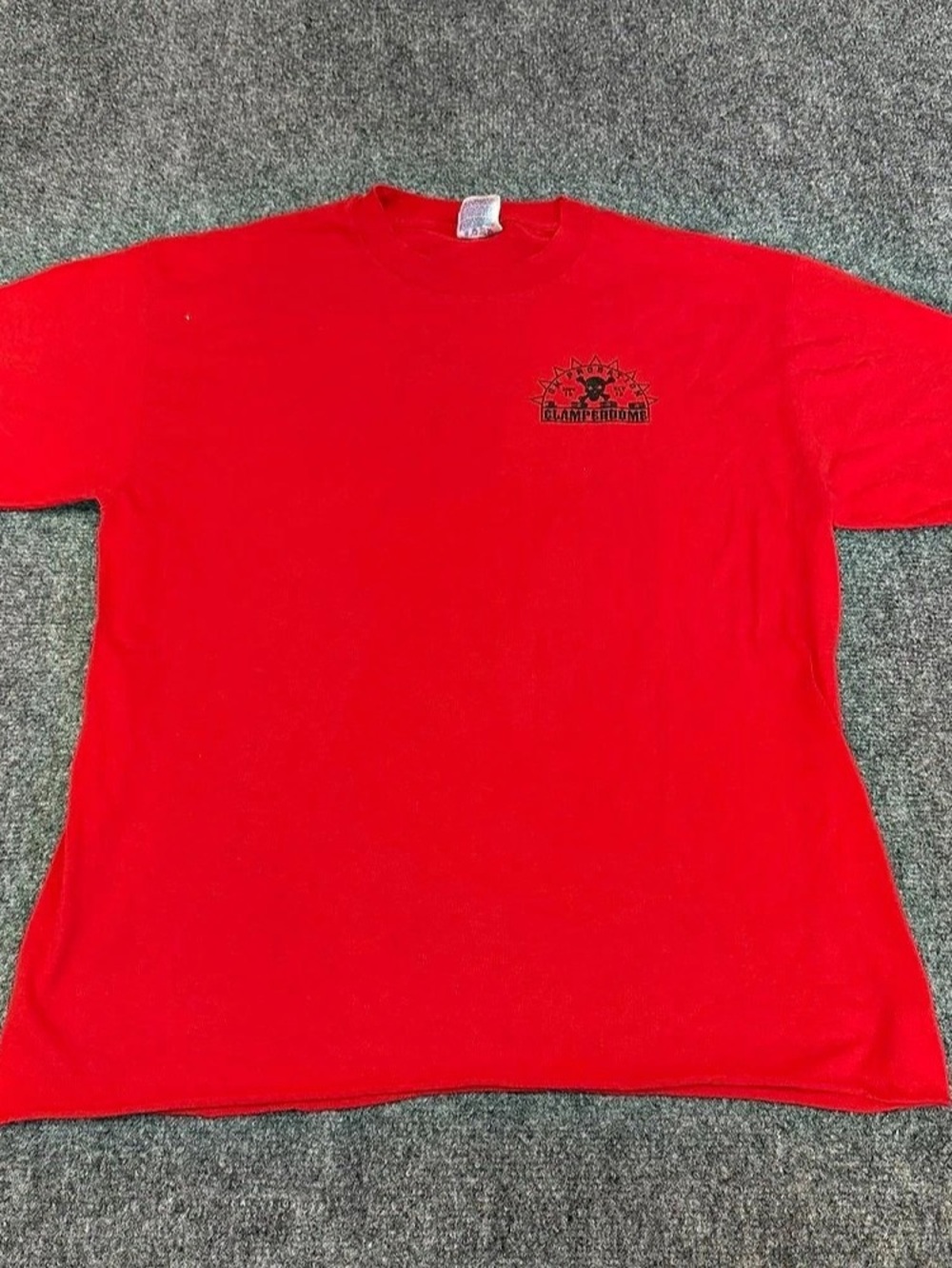 Hanes Champdome Graphic Tee in Red Size Large